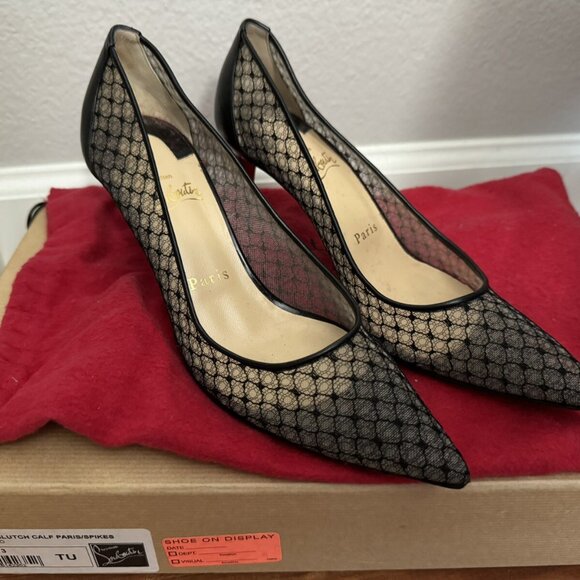 Christian Louboutin Lace Stiletto Heel - Picture 2 of 10